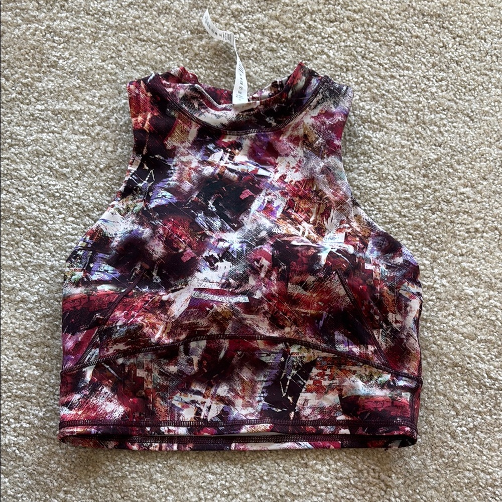 Lululemon Athletica Multicolor Abstract Tank Top
